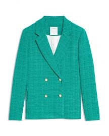 Jacy Tweed Double Breasted Blazer at Bloomingdales