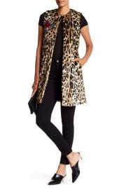 Jade Faux Fur Pin Detail Vest by Alice  Olivia at Nordstrom Rack