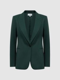 Jade Tailored Fit Single Breasted Blazer REISS USA at Reiss