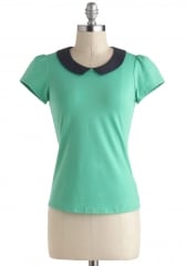 Jade Your Day Top at ModCloth