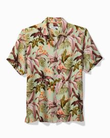 Jaded Blooms Silk Camp Shirt at Tommy Bahama