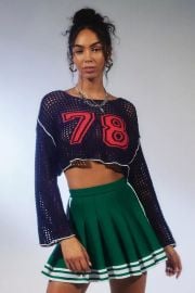 Jaded London 78th Street Cropped Sweater at Urban Outfitters