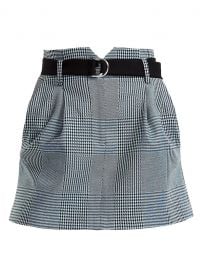 Jadie Prince Of Wales Check Mini A-Line Skirt at Saks Fifth Avenue