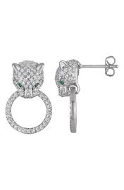 Jaguar Cubic Zirconia Hoop Earrings at Nordstrom Rack