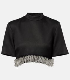 Jalen embellished cropped top at Mytheresa