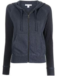 James Perse Fleece Drawstring Hoodie  - Farfetch at Farfetch