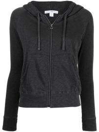 James Perse Fleece Drawstring Hoodie - at Farfetch