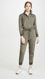 James Perse Mixed Media Jumpsuit at Shopbop