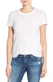 James Perse Sheer Slub Crewneck Tee at Nordstrom