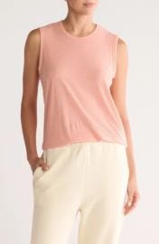 James Perse Slub Cotton Muscle Tank in Spritz at Nordstrom Rack