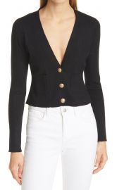 Jamie Crop Cardigan by L\'Agence at Nordstrom