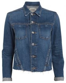 Janelle Cropped Denim Jacket at Intermix