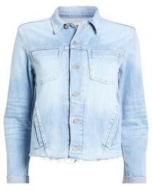 Janelle Cropped Denim Jacket at Intermix