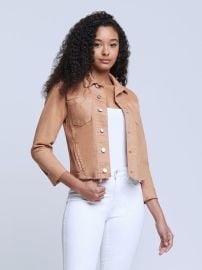 Janelle Jacket in Dark Camel ndash at L'Agence