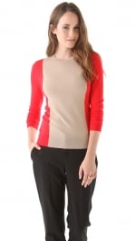 Jane's colorblock sweater at Shopbop