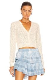 Janie Cropped Cardigan at FWRD