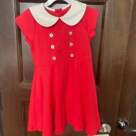 Janie and Jack Dresses Janie And Jack Red Aline Dress With Peter Pan Collar Poshmark at Poshmark