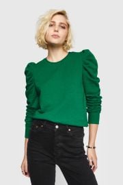 Janine Sweatshirt - Emerald Green - Rebecca Minkoff at Rebecca Minkoff