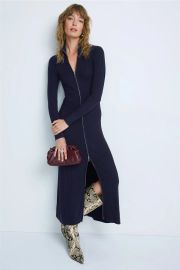 Janne Ribbed Two-Way Zip Sweater Dress by Modern Citizen Rent the Runway at Rent the Runway