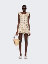 Jardin Jarron Mini Dress Cream The Webster at The Webster