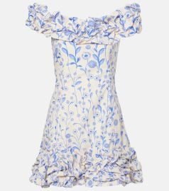 Jardin Petalo cotton poplin minidress at Mytheresa