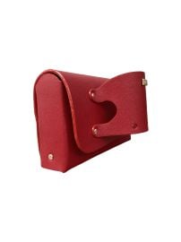 Jare Red Stingray Print Leather - at Aaboux