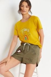 Jarml by Jarmel Leopard Rainbow Graphic Tee at Anthropologie