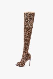 Jasmin 90Mm Over The Knee Open Toe Boot at Victoria Beckham