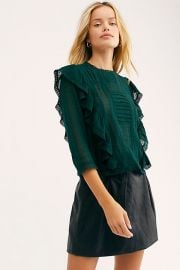 Jasmine Ruffle Blouse at Free People