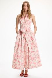 Jasmine Sonata Print Chiné Shirt Dress beige/pink - CH Carolina Herrera United States at Carolina Herrera