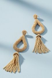 Jasmine Tassel Drop Earrings at Anthropologie