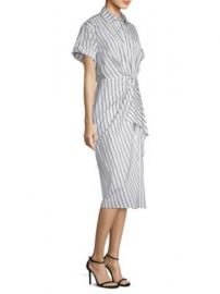 Jason Wu - Dobby Striped Cotton Shirtdress at Saks Fifth Avenue