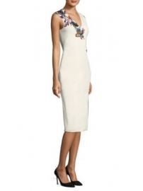 Jason Wu - Embroidered V-Neck Dress at Saks Fifth Avenue