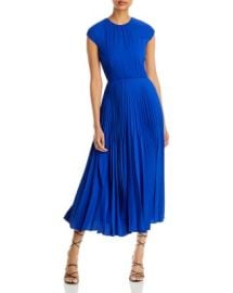 Jason Wu Cap Sleeve Pleated Dress Bloomingdales at Bloomingdales