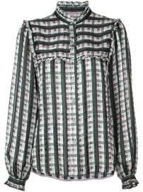 Jason Wu Check Print Ruffled Shirt - Farfetch at Farfetch