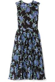 Jason Wu Collection - Pleated floral-print chiffon midi dress at Net A Porter