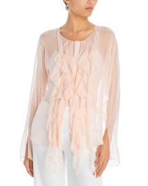 Jason Wu Collection Chiffon Ruffle Front Blouse Bloomingdales at Bloomingdales