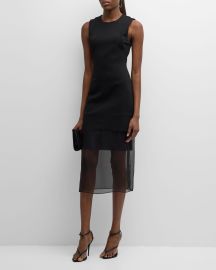 Jason Wu Collection Interlock Jersey Midi Dress at Neiman Marcus