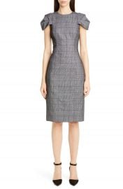 Jason Wu Collection Lace Overlay Glen Plaid Sheath Dress   Nordstrom at Nordstrom