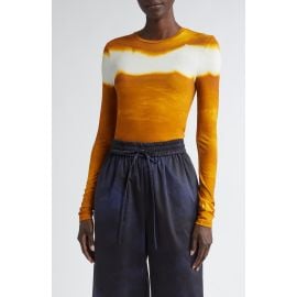 Jason Wu Collection Painted Stripe Long Sleeve Jersey Top at Nordstrom