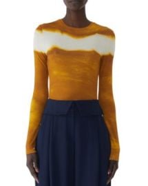 Jason Wu Collection Painted Stripe Long Sleeve Jersey Top Bloomingdale39s at Bloomingdales