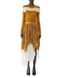 Jason Wu Collection Painted Stripe Pleated Asymmetrical Skirt Bloomingdale39s at Bloomingdales