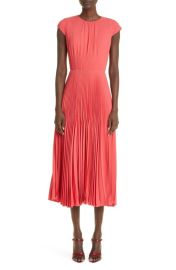 Jason Wu Collection Pleated Cap Sleeve Dress at Nordstrom