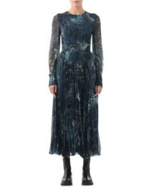 Jason Wu Collection Printed Chiffon Pleated Midi Dress Bloomingdales at Bloomingdales