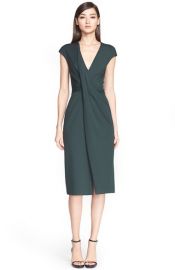 Jason Wu Drape Front V-Neck Dress at Nordstrom