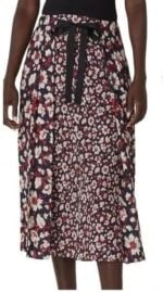 Jason Wu Floral Printed Crepe de Chine Midi Skirt wpockets Size 8 EUC eBay at eBay