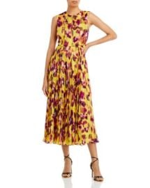 Jason Wu Printed Pleated Sleeveless Midi Dress   Bloomingdales at Bloomingdales