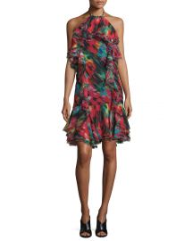 Jason Wu Silk Chiffon Halter Dress at Neiman Marcus