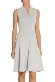 Jason Wu Sleeveless Polo Dress W Flounce Hem in Grey at Neiman Marcus