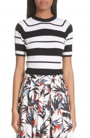 Jason Wu Stripe Silk Blend Sweater at Nordstrom